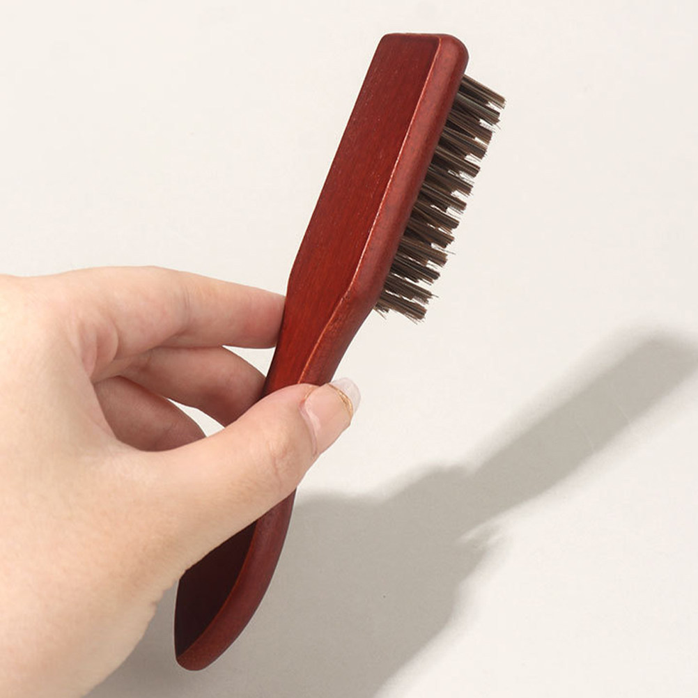 Men'S Grooming Brush - 2 Adet Sakal Bakım Fırçası Ahşap
