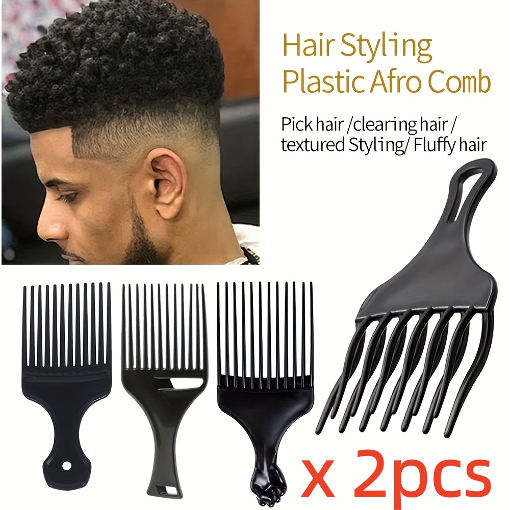 Men'S Grooming Brush - 2'li Paket Profesyonel Berber Saç Şekillendirme