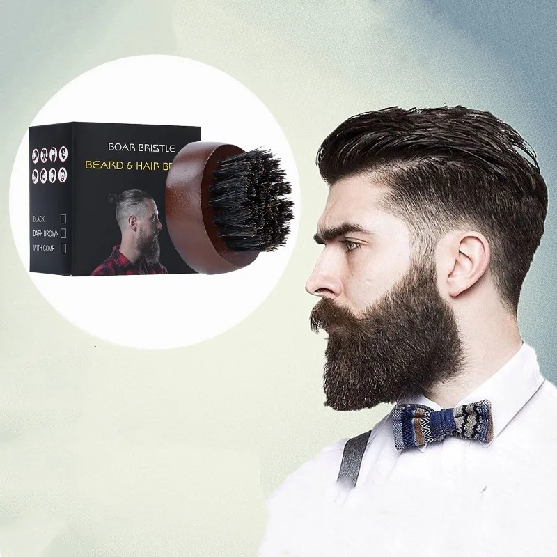 Men'S Grooming Brush - Sakal fırça adam domuzu kıllar küçük