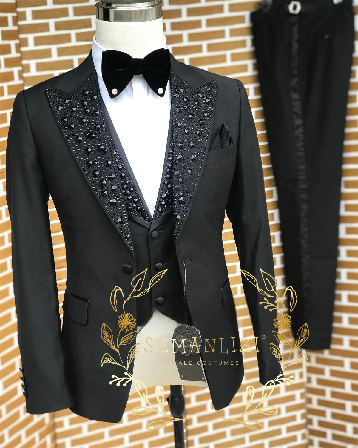 Siyah Erkek Takım Elbise Lüks  - Men Grooming Outfit incelemesi ve fiyatı