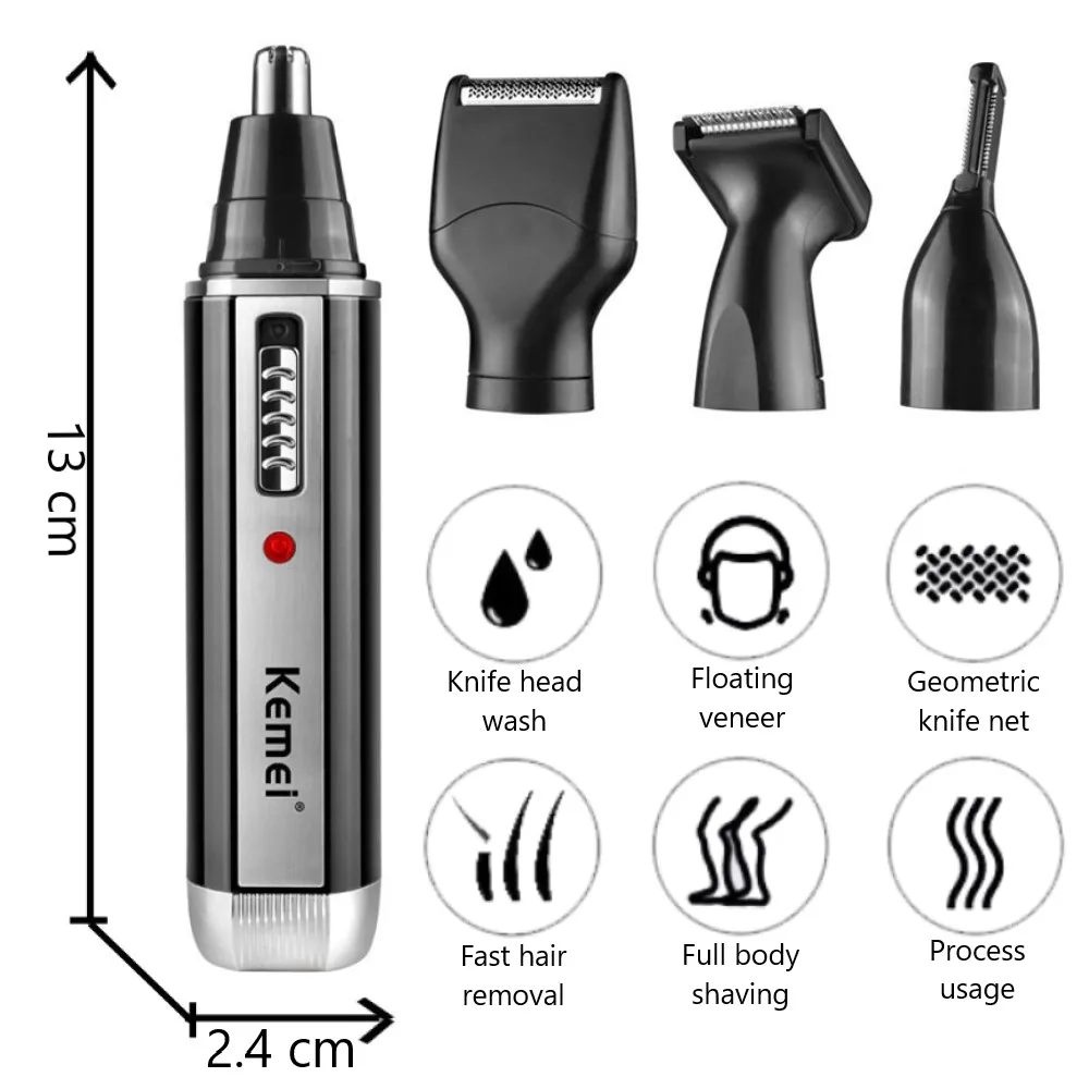 Kemei 4'ü 1 arada düzeltici er - Grooming Men'S Eyebrows incelemesi ve fiyatı