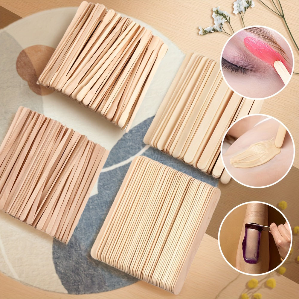 300/500 adet Ahşap Balmumu Çub - Hair Wax Stick incelemesi ve fiyatı